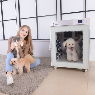 Animal doméstico portátil que seca el espacio de la caja 2700W Largr, secador de la jaula del CE para los perros