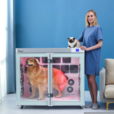 Animal doméstico elegante que seca la caja para el pelo de perro 93kg 2500w con la parte inferior desprendible