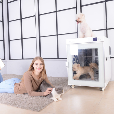 Ventiladores portátiles del sitio de sequedad del ANIMAL DOMÉSTICO 2, seguridad de la jaula del secador del animal doméstico 1200W