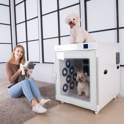 fabricación del oxígeno de los secadores de la jaula de la preparación del animal doméstico de 220V 2500W con 4 ventiladores