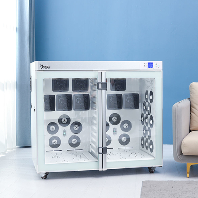 Caja secadora de pelo para perros de 2700 W, removedor de cepillo, pelusa de aseo