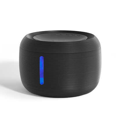 Dispensador auto mudo 2.5L LED del agua del perro con la alarma de la escasez de agua