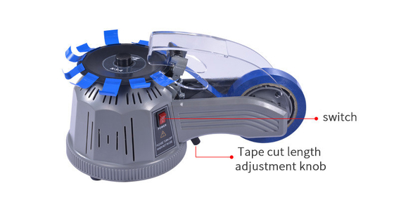 dispensador eléctrico de la cinta 16w, dispensador de la cinta del lacre del cartón 60Hz